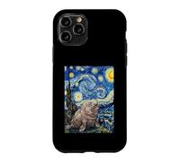 Carcasa para iPhone 11 Pro Van Gogh Starry Night Blob Fish Pintura Arte