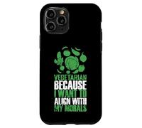 Carcasa para iPhone 11 Pro Vegetariano Alinear con Mi Moral Estilo De Vida Verde