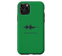 Carcasa para iPhone 11 Pro Ver la frecuencia de la Forma de Onda del Audio del pájaro sonoro