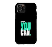 Carcasa para iPhone 11 Pro Verde Azulado Claro Aqua Color Actually You Can Light Teal Aqua