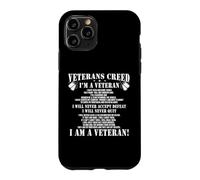 Carcasa para iPhone 11 Pro Veteran’s Creed I’m Veteran T-Shirt