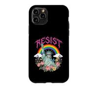 Carcasa para iPhone 11 Pro Vibrante Resist Lady Liberty Rainbow Floral Graphic