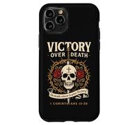 Carcasa para iPhone 11 Pro Victoria sobre la Muerte 1 Corintios 15:55 Oscuro Christian Gothic