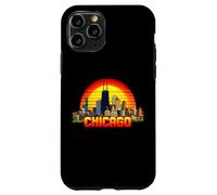 Carcasa para iPhone 11 Pro Videoarcade Retro de 8 bits de Chicago, Estilo Gamer, Juegos de los 80