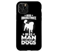 Carcasa para iPhone 11 Pro Viejo al Que le Gustan los Perros Día del Padre