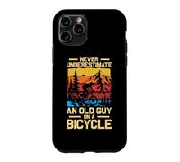 Carcasa para iPhone 11 Pro Viejo en una Bicicleta Divertido MTB Ciclismo Bicicleta de montaña
