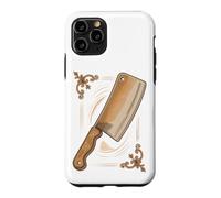 Carcasa para iPhone 11 Pro Vintage Butcher Cleaver Meat Cutter Retro Shop