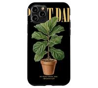 Carcasa para iPhone 11 Pro Vintage Fiddle-Leaf Higuera Planta Papá Naturaleza Flora Jardinero
