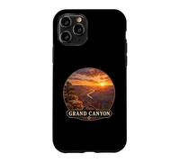Carcasa para iPhone 11 Pro Vintage Grand y Canyon Sunset Road en diseño de Viaje