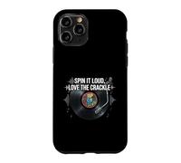 Carcasa para iPhone 11 Pro Vinyl Record Collector Spin It Loud Love The Crackle
