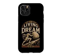 Carcasa para iPhone 11 Pro Viviendo El Sueño Divertido Sísifo Trabajo Sarcasmo Trabajo Aburrido