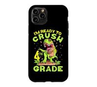 Carcasa para iPhone 11 Pro Volver a la Escuela Cuarto Grado Crush Dinosaur