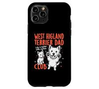 Carcasa para iPhone 11 Pro West Highland Terrier Dad Club Dog Dad Man Día del Padre