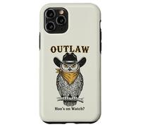 Carcasa para iPhone 11 Pro Western Owl Cowboy Night Watch Country