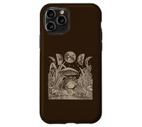 Carcasa para iPhone 11 Pro Whimsy Goth Fairycore Witchy Frog Mushroom Moon Vintage