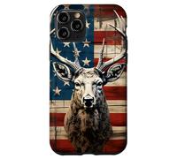 Carcasa para iPhone 11 Pro Whitetail Deer Buck Hunting Vintage Hunter American USA