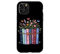 Carcasa para iPhone 11 Pro Wildflowers Book Lover Reading Lector de Libros Florales estéticos