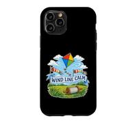 Carcasa para iPhone 11 Pro Wind Line Calm Cometa Carrete Viento