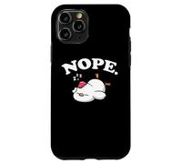 Carcasa para iPhone 11 Pro Womens Kids Boys Funny Hen Kawaii Nope Chicken Lover
