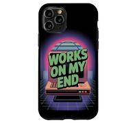Carcasa para iPhone 11 Pro Works on My End - Programmer Funny PC Error Retro Graphic
