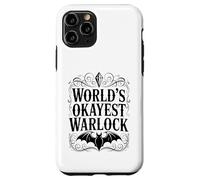 Carcasa para iPhone 11 Pro Worlds Okayest Warlock Humor Fantasía Diseño