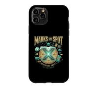 Carcasa para iPhone 11 Pro X Marks The Spot Adventure Espera Tesoro Digital náutico