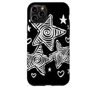 Carcasa para iPhone 11 Pro Y2K 90s Star Trio bajo el Cielo Estrellado