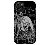 Carcasa para iPhone 11 Pro Y2K Grunge Anime Goth Alt Sigilism Japanese Zombie Graphic