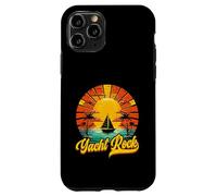 Carcasa para iPhone 11 Pro Yacht Rock 70s 80s Navegación Vintage Atardecer Palm Beach