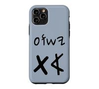 Carcasa para iPhone 11 Pro Yeshua Aleph TAV Jesús Primero Último en Paleo Hebreo (Negro)