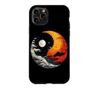 Carcasa para iPhone 11 Pro Ying Yang Energía Meditación Acuarela Tai Chi Día y Noche