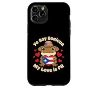 Carcasa para iPhone 11 Pro Yo Soy Boricua Mi Amor es PR Rana Coquí Puerto Rico