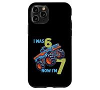 Carcasa para iPhone 11 Pro Yo tenía Seis Ahora Tengo Siete Monster Truck 67 Meme 7 cumpleaños