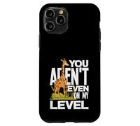 Carcasa para iPhone 11 Pro You Arent Even On My Level Funny Tall Giraffe Juego de Palabras sarcástico