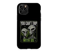 Carcasa para iPhone 11 Pro You Can't Trip with Us Funny Alien Retro Vintage UFO Graphic
