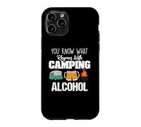 Carcasa para iPhone 11 Pro You Know What Rhymes with Camping Alcohol Lover