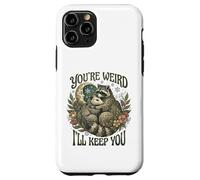 Carcasa para iPhone 11 Pro Youre Weird Ill Keep You Raccoon Possum Tarot Valentines Day
