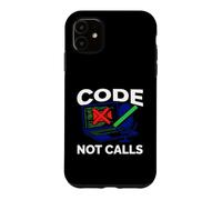 Carcasa para iPhone 11 Programmer Code Not Calls Introvert Developer