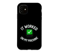 Carcasa para iPhone 11 Programmer It Worked On My Machine Coding Joke