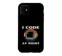 Carcasa para iPhone 11 Programmer Retro Computer I Code At Night