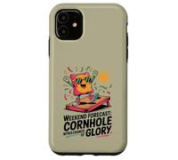 Carcasa para iPhone 11 Pronóstico del Fin de Semana Cornhole Glory Sunshine