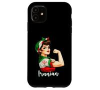 Carcasa para iPhone 11 Proud Strong Iranian Girl Woman Girlfriend Iran Flag