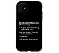 Carcasa para iPhone 11 Prpuesta Quieres Ser Mi Madrina de Confirmación Definición
