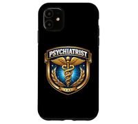 Carcasa para iPhone 11 Psiquiatra Psiquiatría Médico Médico Caduceo Insignia MD
