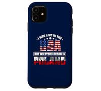 Carcasa para iPhone 11 Puede Vivir en los EE.UU. Mi Historia comenzó en Polonia Polaco Divertido