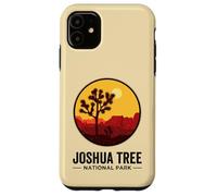 Carcasa para iPhone 11 Puesta de Sol Retro del Desierto de California en el Parque Nacional Joshua Tree