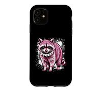Carcasa para iPhone 11 Punk Rock Mapache Anarquista Procyon Lotor Entusiasta