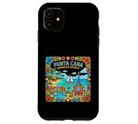 Carcasa para iPhone 11 Punta Cana Dominican Travel Souvenir Landmark Regalo turístico