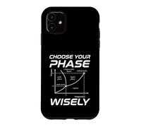 Carcasa para iPhone 11 Punto Triple Diagrama de Fase Nerd Termodinámica