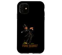 Carcasa para iPhone 11 Puntuación de Fore | Abraham Lincoln Golfer Driver Civil War